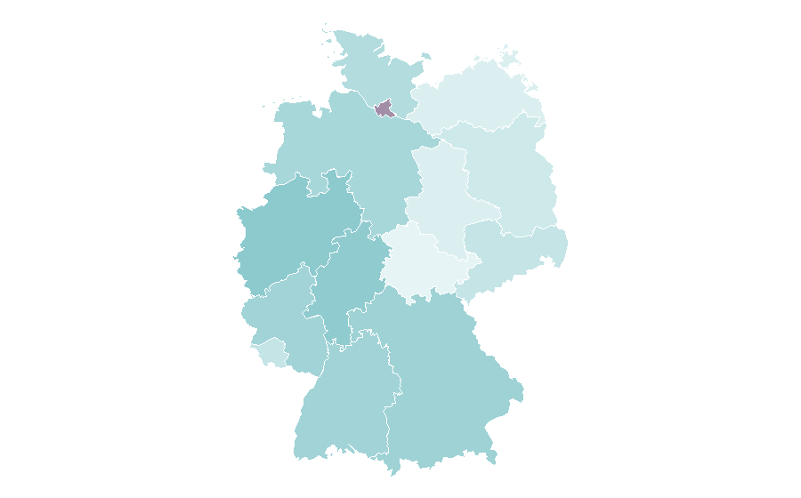 Affinity by region — Pete Davidson, Germany
