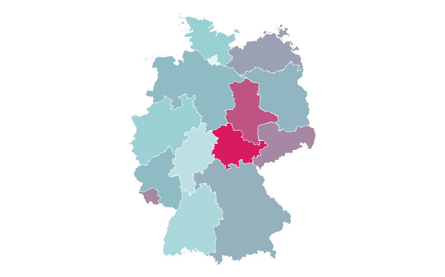 Affinity by region — Peter Alexander, Germany