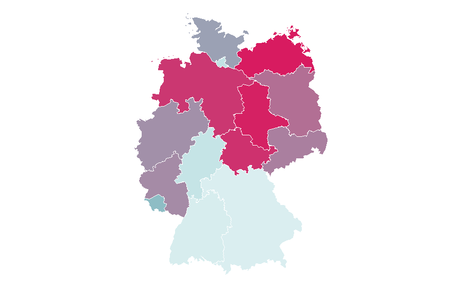 Affinity by region — Peter Ludolf, Germany