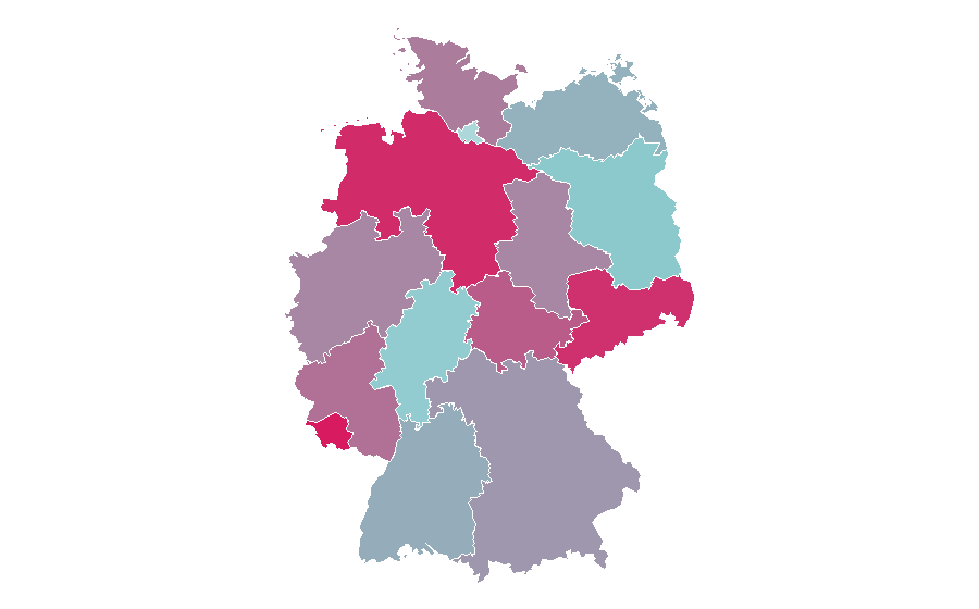 Affinity by region — Peter Wright (darts player), Germany