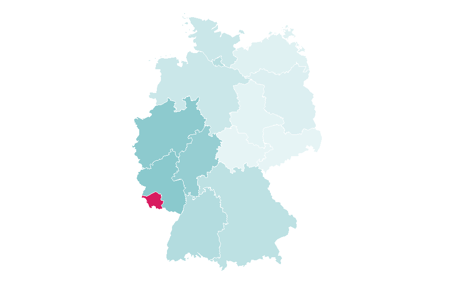Affinity by region — Peugeot 2008, Germany
