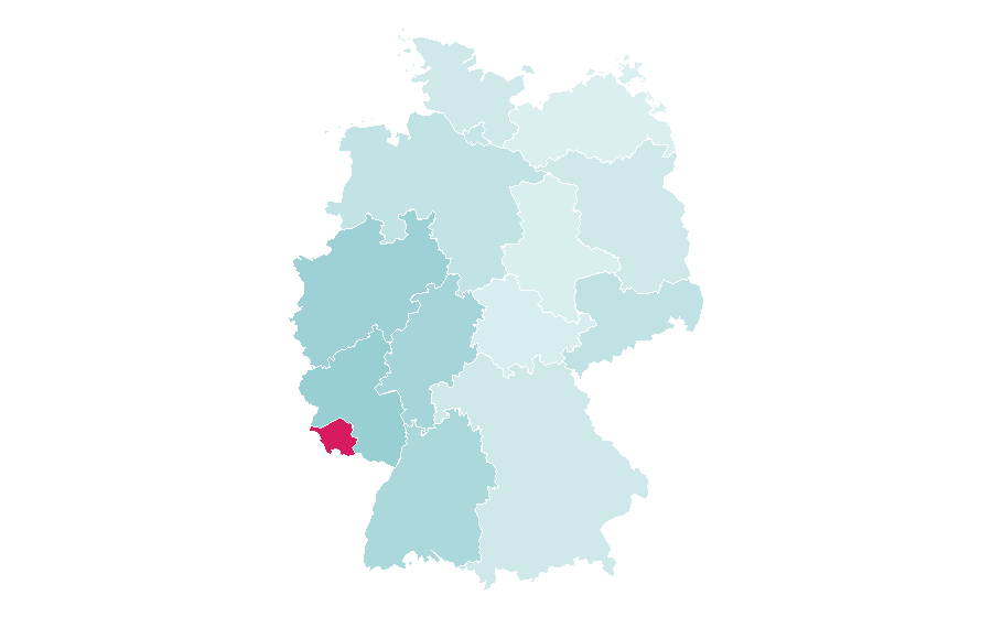 Affinity by region — Peugeot 206, Germany