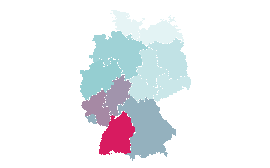 Affinity by region — Pharmaceutical industry, Germany