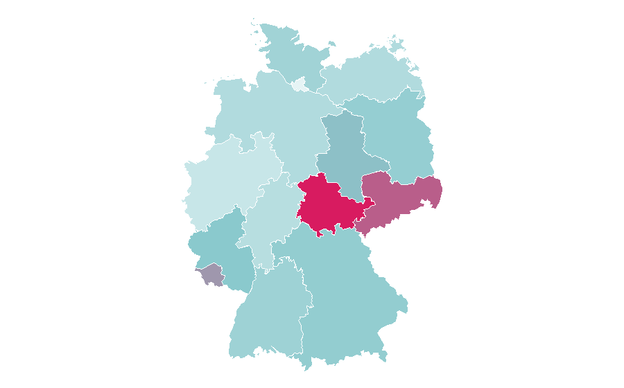Affinity by region — Phil Campbell (musician), Germany