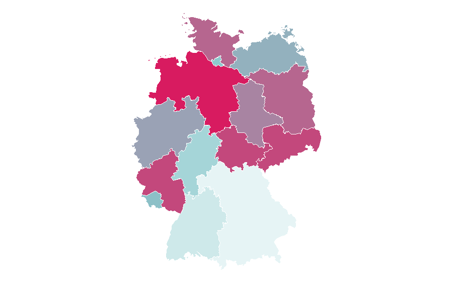 Affinité par région — Phil Collins, Allemagne