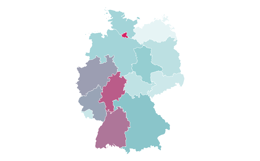 Affinity by region — Philadelphia 76ers, Germany