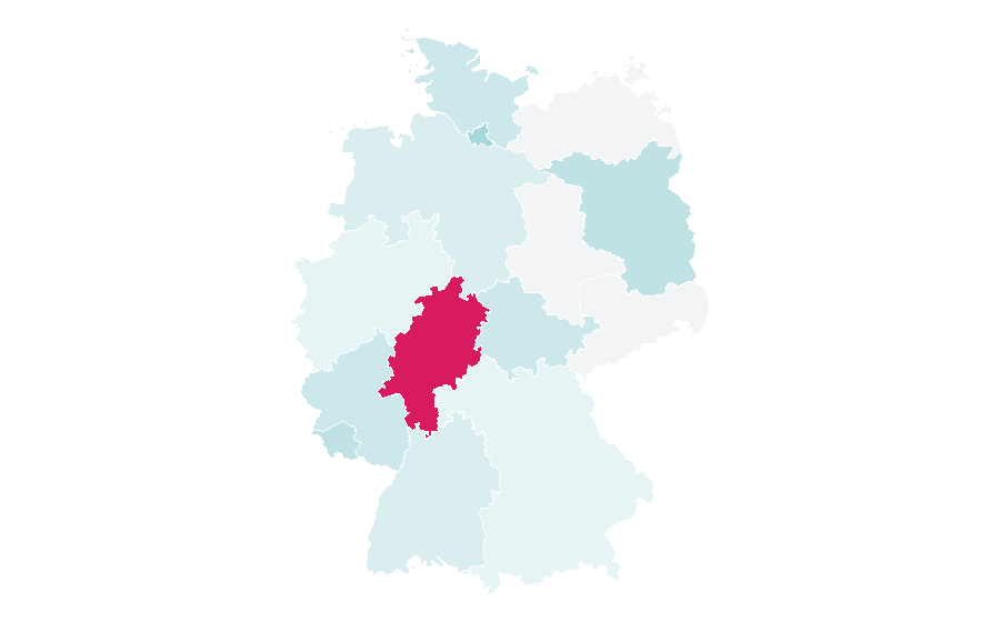 Affinity by region — Philadelphia County, Pennsylvania, Germany