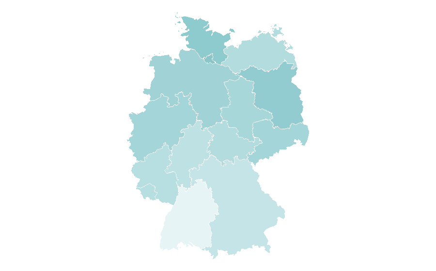 Affinity by region — Philip Seymour Hoffman, Germany