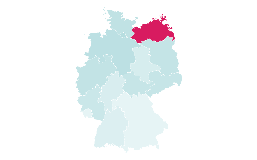 Afinidad por región — Philipp Amthor, Alemania