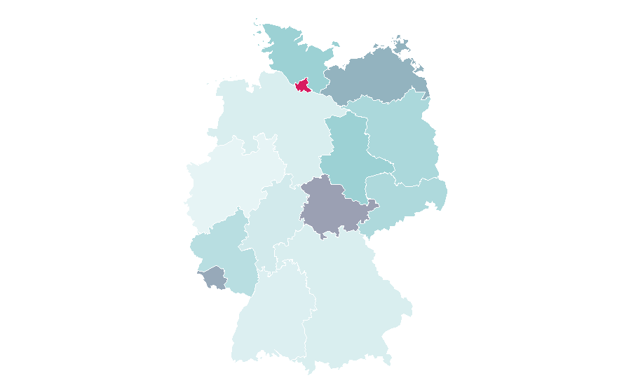 Affinity by region — Philosophy of religion, Germany