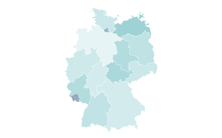 Affinity by region — Philosophy of science, Germany