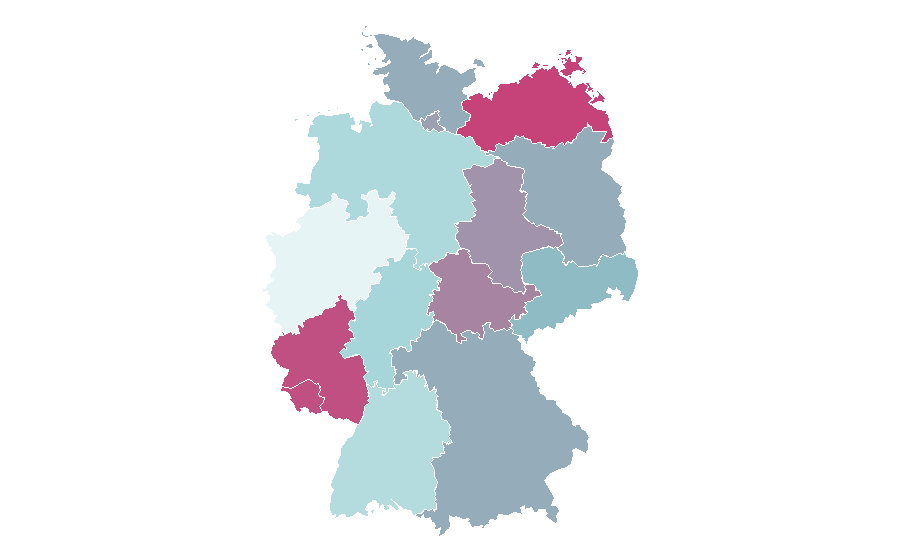 Affinity by region — Phlegraean Fields, Germany