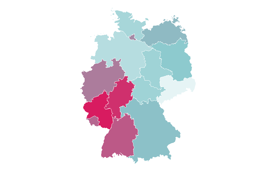 Affinity by region — Phoenix Suns, Germany