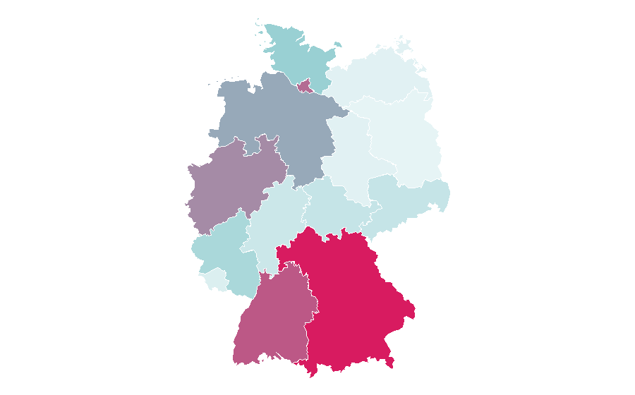 Affinity by region — Photograph album, Germany
