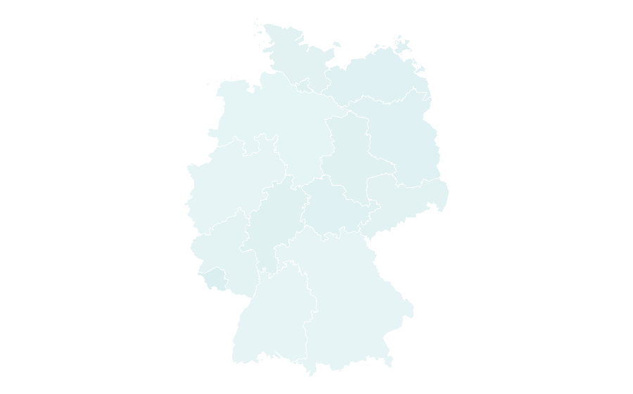 Affinité par région — Physical therapy, Allemagne