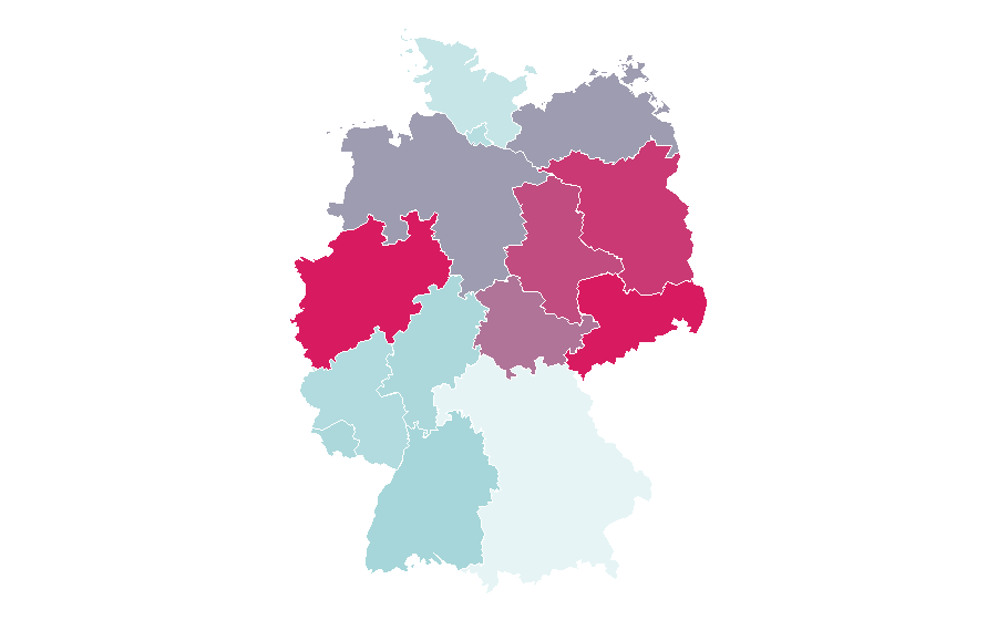 Affinity by region — Physicist, Germany