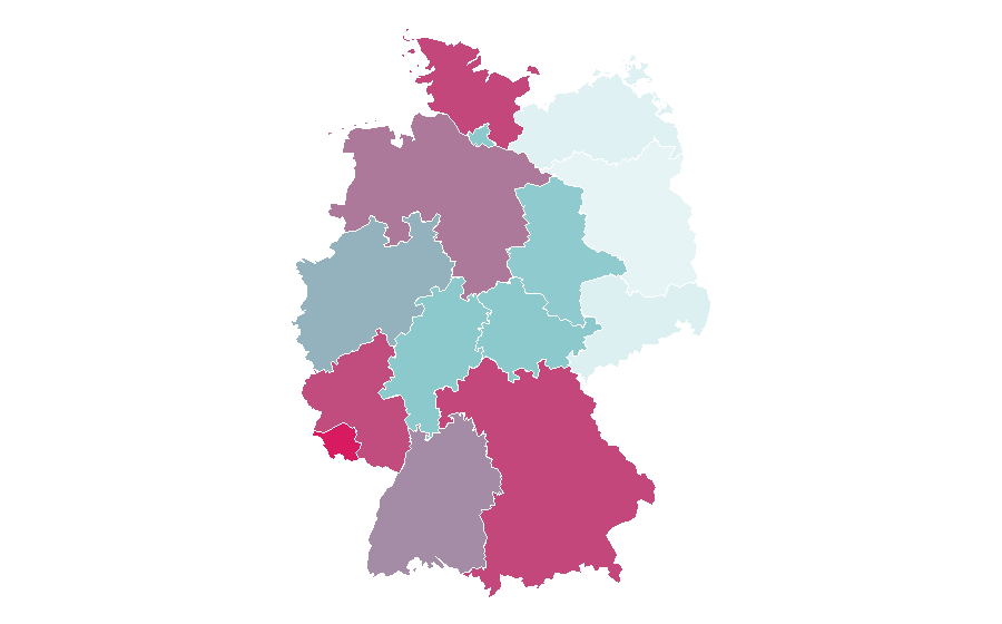 Affinity by region — Pierre Franckh, Germany