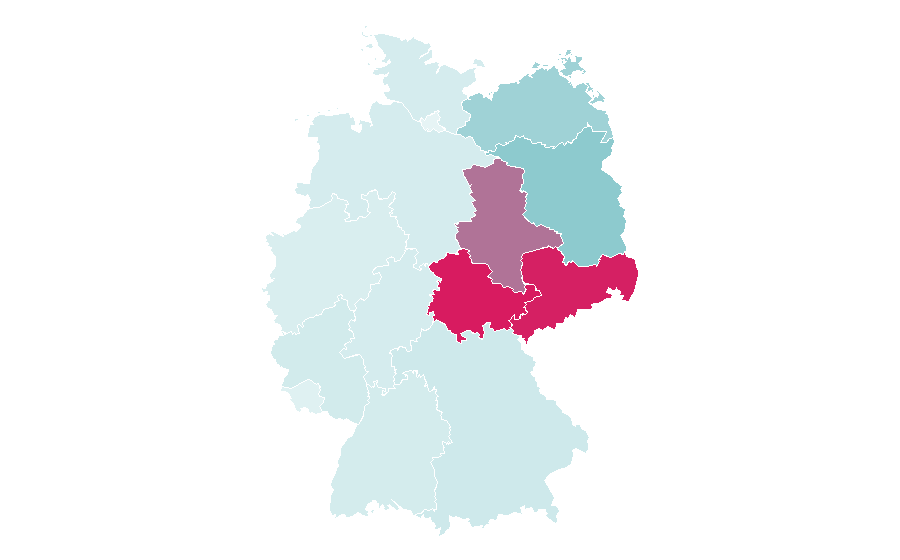 Affinity by region — PIKO, Germany