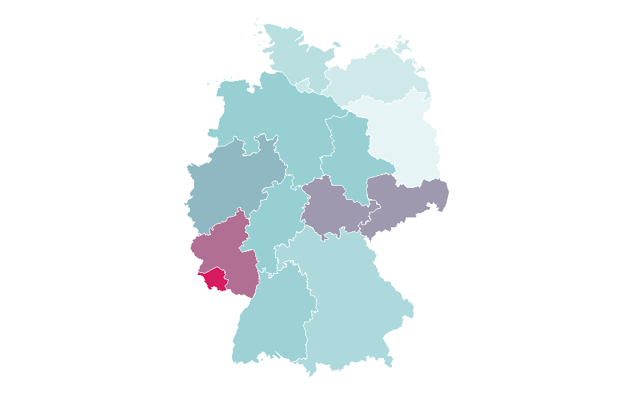 Affinity by region — Pink Floyd, Germany