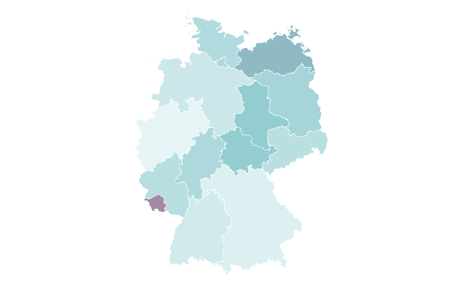 Affinity by region — Pink Lipstick, Germany
