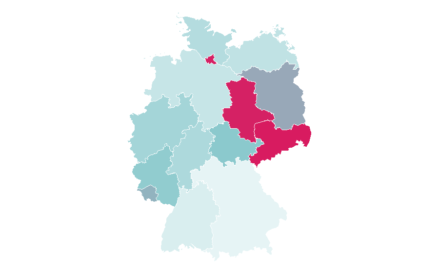 Affinity by region — Pit-Stop, Germany