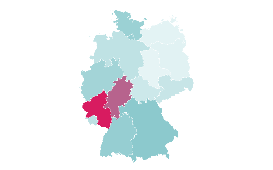 Affinity by region — Pittsburgh Steelers, Germany