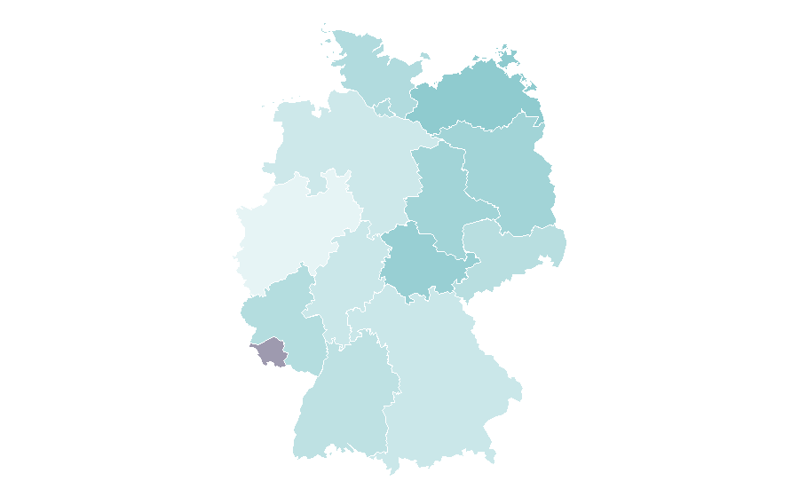 Affinity by region — Plant-based diet, Germany