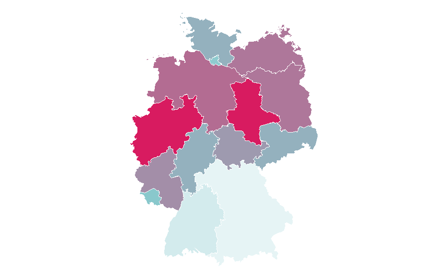 Affinità per regione — PlayStation, Germania