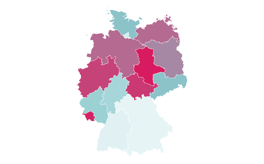 Affinity by region — PlayStation Network, Germany