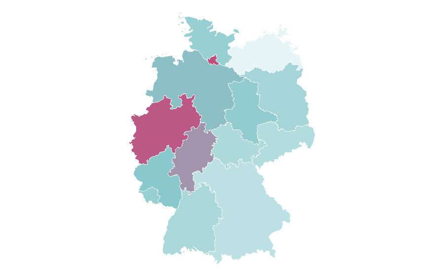 Affinity by region — PlayStation VR, Germany
