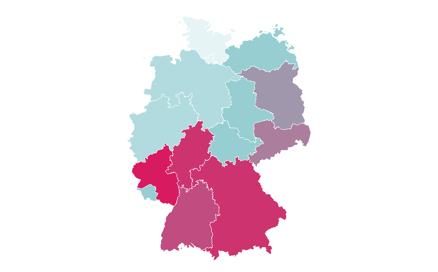 Affinity by region — Plug-in (computing), Germany