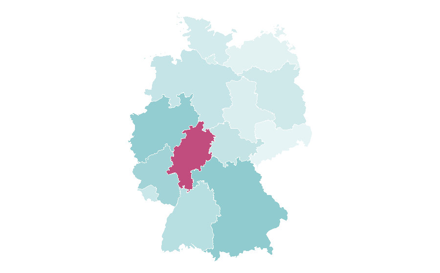 Affinity by region — Plumber, Germany