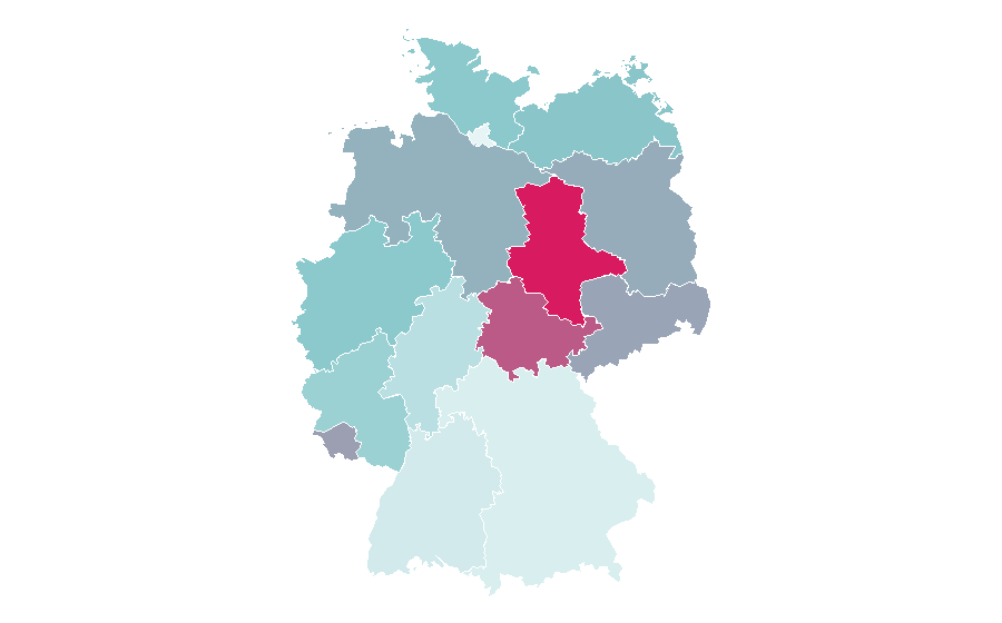 Affinity by region — Pluto TV, Germany