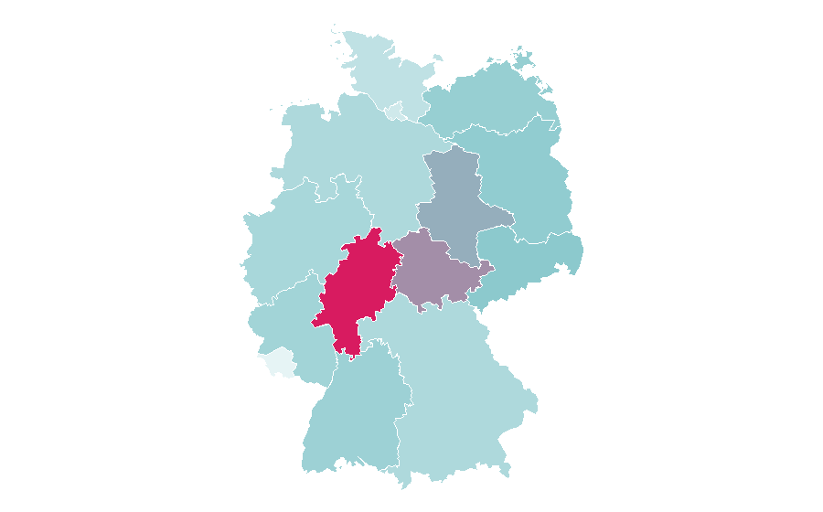 Affinity by region — Poet, Germany
