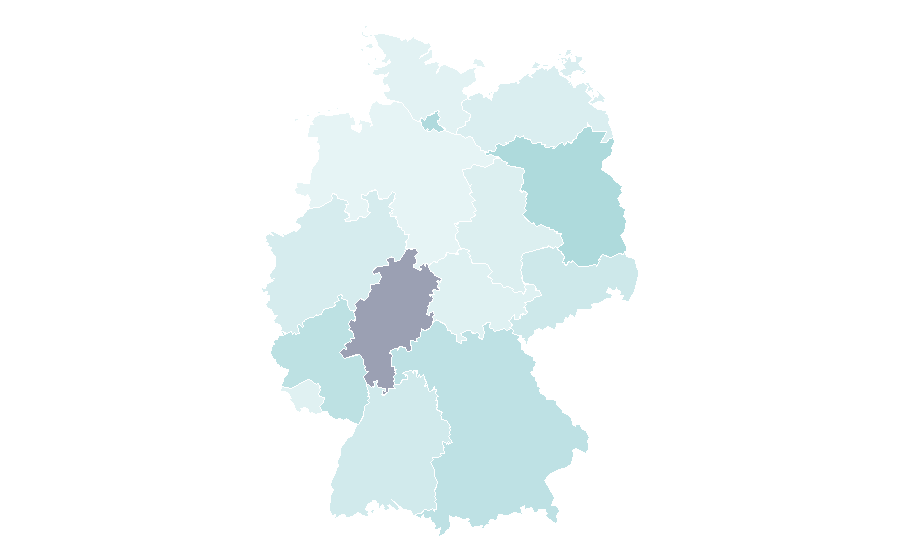 Afinidad por región — Poland, Alemania
