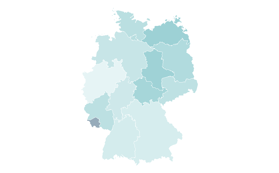 Affinity by region — Political freedom, Germany