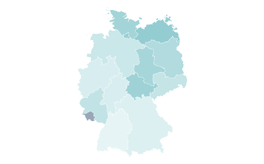 Affinity by region — Political philosophy, Germany