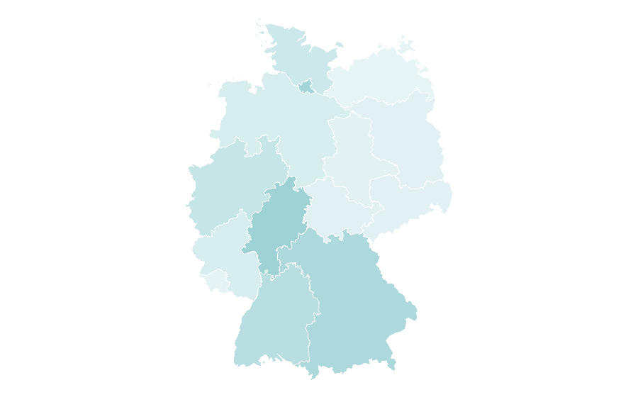 Affinity by region — Politico, Germany