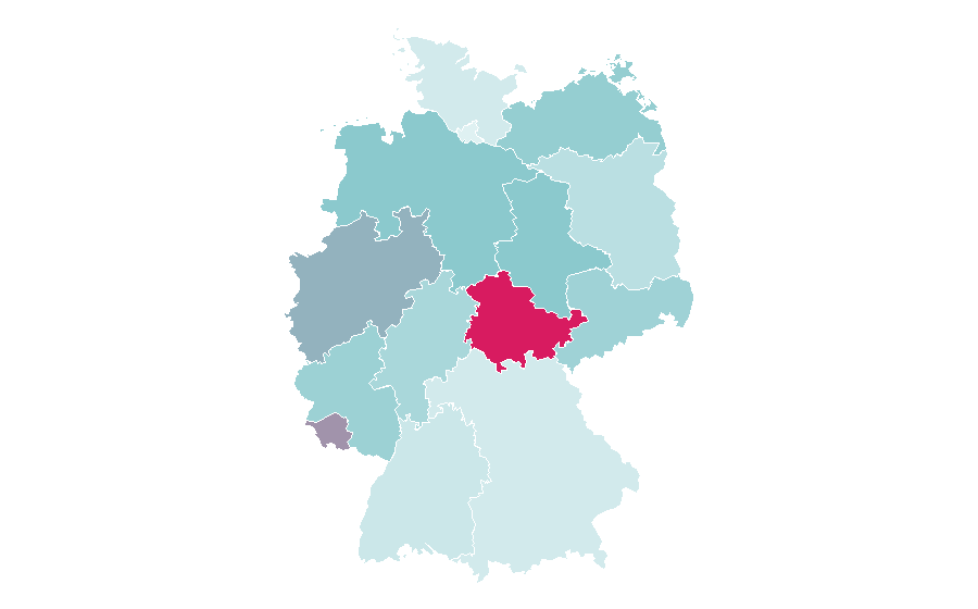 Affinity by region — Pollution, Germany