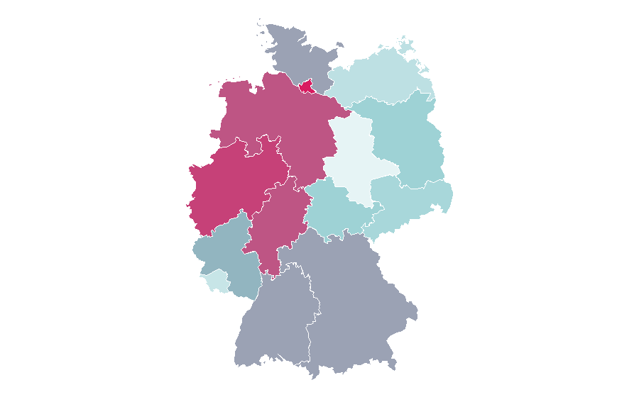 Affinity by region — Polo shirt, Germany