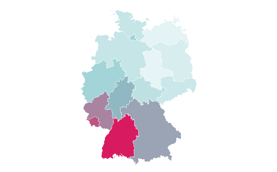 Affinity by region — Pont du Gard, Germany