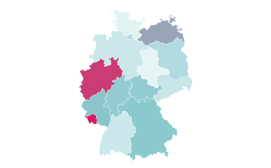 Affinity by region — Pop art, Germany