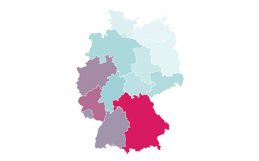 Affinity by region — Pope Francis, Germany