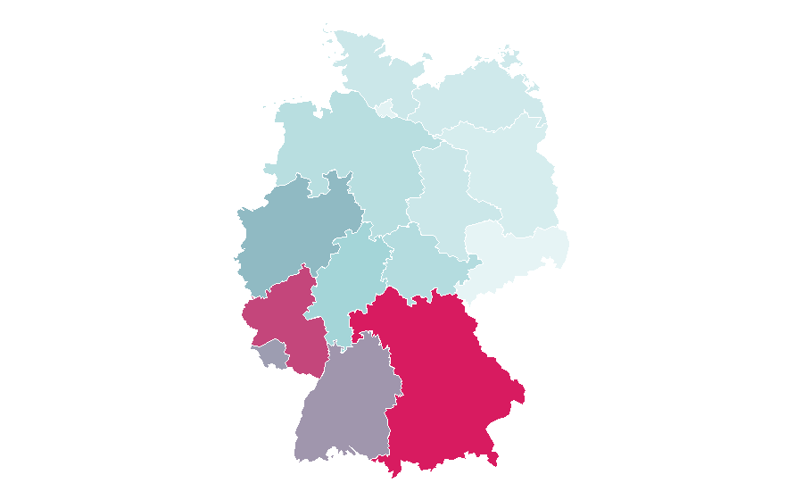 Affinity by region — Pope John Paul I, Germany