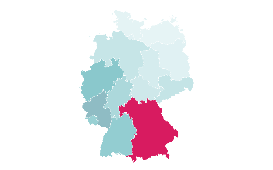 Affinity by region — Pope Leo XIII, Germany