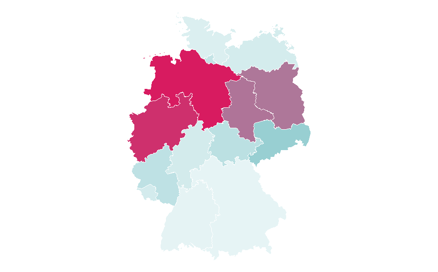 Affinity by region — porta Möbel, Germany