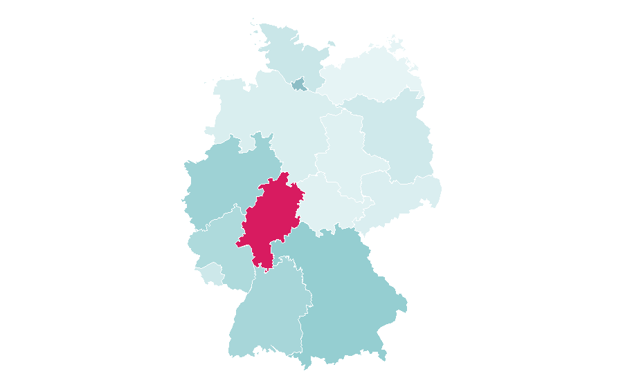 Affinity by region — Portugal national football team, Germany