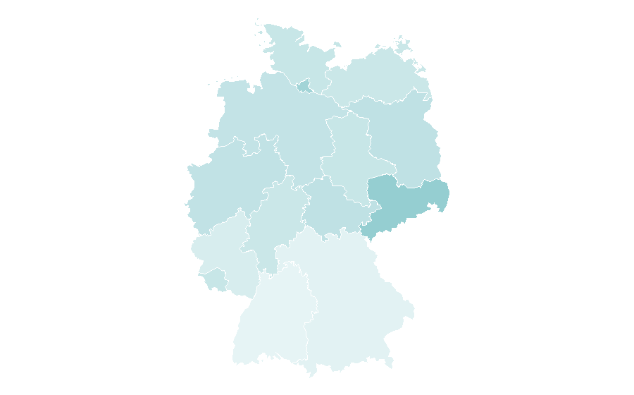 Affinity by region — Post-punk, Germany