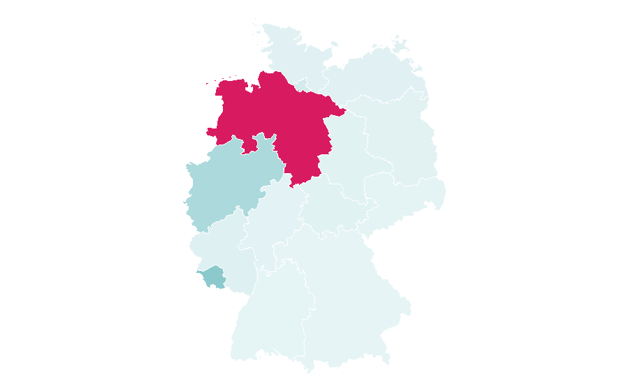 Affinity by region — Posten Börse, Germany