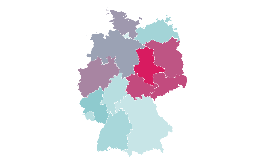 Affinity by region — Potato chip, Germany